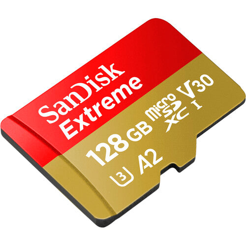 SanDisk 128GB Extreme microSDXC Tarjeta de Memoria UHS-I 190MB/s Lectura 90MB/s Escritura