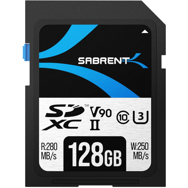 Sabrent 128GB Rocket Tarjeta de Memoria SDXC UHS-II V90 280MB/s