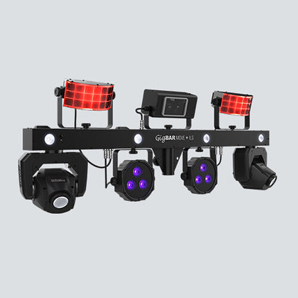 CHAUVET DJ GigBAR Move Sistema de Iluminación 5 en 1 con 2 Moving Heads y Láser RGB