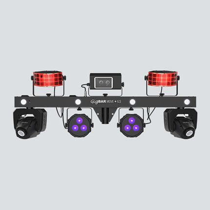 CHAUVET DJ GigBAR Move Sistema de Iluminación 5 en 1 con 2 Moving Heads y Láser RGB