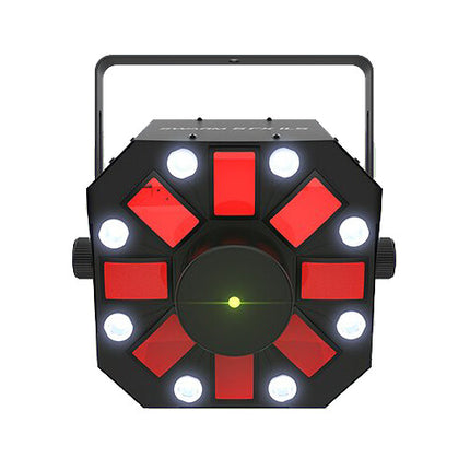 CHAUVET DJ Swarm 5 FX ILS Kit de efectos múltiples RGB-AW láser y estroboscópico con cable DMX seguridad y abrazadera
