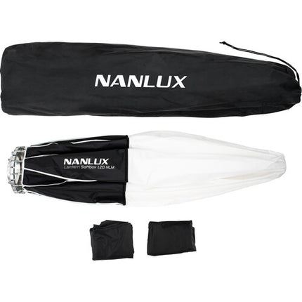 Nanlux Lantern Softbox para luz LED Evoke 47.2 pulgadas interior plateado fácil montaje