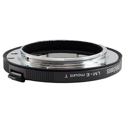 Metabones Adaptador Leica M a Sony E-mount en Latón con Acabado Satinado Negro