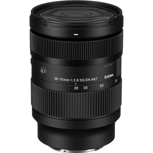 Sigma 28-70mm f/2.8 DG DN Lente zoom para Sony E con diafragma de 9 hojas y diseño resistente al polvo y salpicaduras