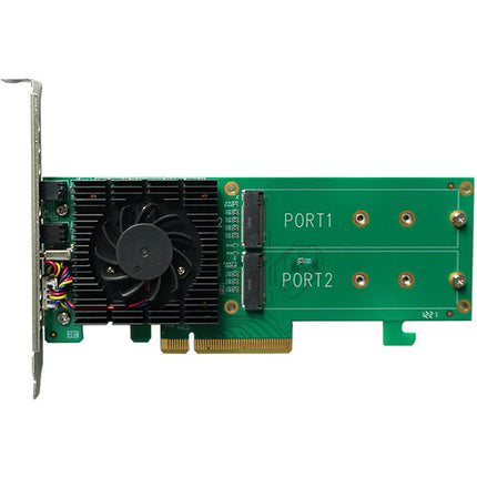 HighPoint SSD6202A Controlador RAID NVMe Dual M.2 PCIe 3.0 x8