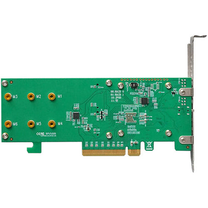 HighPoint SSD6202A Controlador RAID NVMe Dual M.2 PCIe 3.0 x8