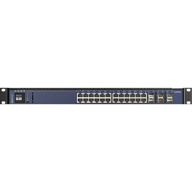 Luminex GigaCore 30i Switch de Red AV 10Gb PoE++ 24 Puertos RJ45 Dual PSU