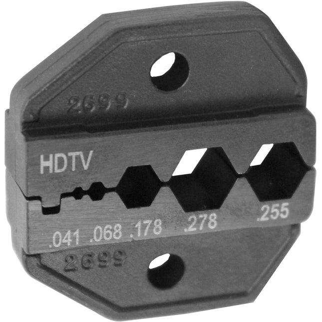 Tempo Universal Die para TVHD coaxial CrimpALL 8000 1300 con tolerancias precisas