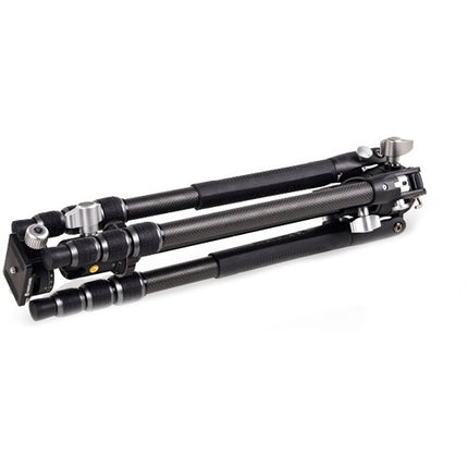 Vanguard VEO 3T+ 234CB Trípode de Viaje Fibra de Carbono 4 Secciones 146 cm Altura Máxima con Cabezal Esférico Dual