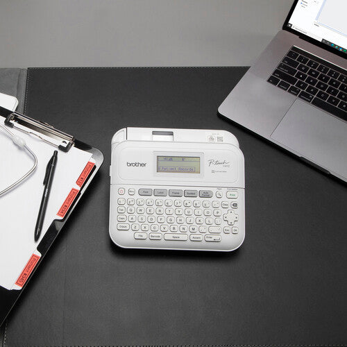 Brother PT-D410 Rotuladora de Escritorio Transferencia Térmica 180 dpi Velocidad 0.8 Pulgadas por Segundo