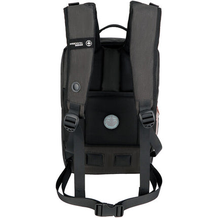 Swissdigital Katy Rose mochila negra 20L para laptop 16" con función masaje y bolsillo RFID