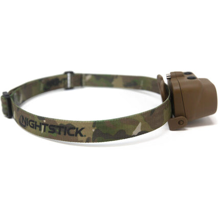 Nightstick NSP-4610C Linterna Frontal LED Multifunción 210 Lumen IPX7 Con Banda Elástica Camuflada
