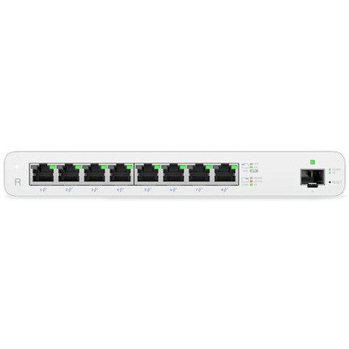 Ubiquiti UISP-R Router con 8 Puertos Gigabit PoE 110W Montaje Pared