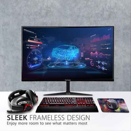 ViewSonic VX2718-PC-MHD Monitor Gaming LCD Curvo 27" 165 Hz 1 ms VA Panel