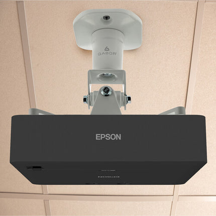 Gabor Soporte Universal para Proyector Blanco Rotación 360° y Soporta 15 kg