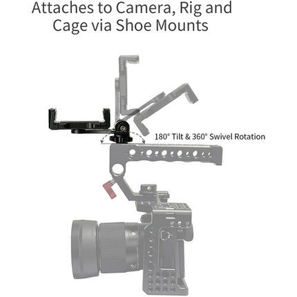 ANDYCINE Soporte Universal de Metal para Smartphone con Rotación 360° y Montajes 1/4"-20