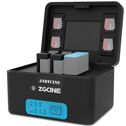 ANDYCINE Estuche Cargador para Baterías GoPro HERO 10400mAh Carga Rápida