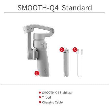 Zhiyun Smooth-Q4 Estabilizador Smartphone 3 Ejes Plegable 15 Horas