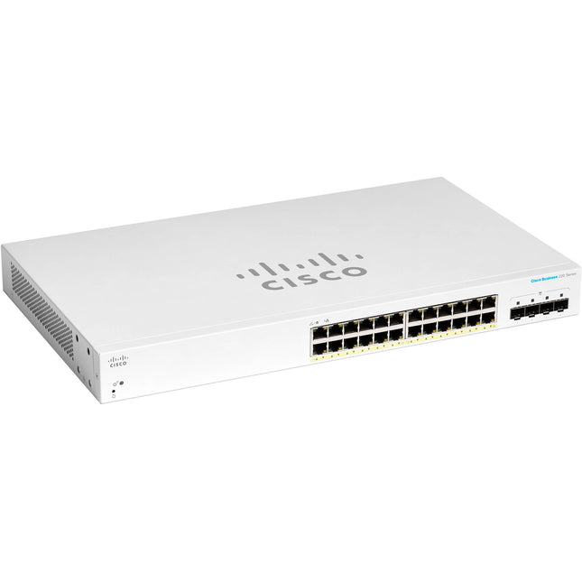 Cisco CBS220-24P-4G Switch gestionado 24 puertos PoE+ 195W 4 puertos SFP