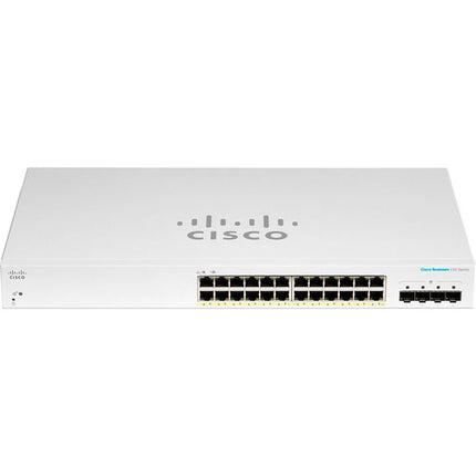 Cisco CBS220-24P-4G Switch gestionado 24 puertos PoE+ 195W 4 puertos SFP