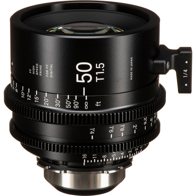 Sigma 50mm T1.5 FF Lente Cine Prime PL Montura Marca Sigma