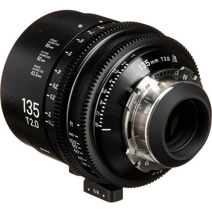 Sigma 135mm T2 FF Teleobjetivo Cine de Montura PL con Apertura T2 y Tecnología Cooke /i