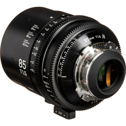 Sigma 85mm T1.5 Objectivo Cine Full-Frame 95mm Diámetro PL Mount Feet