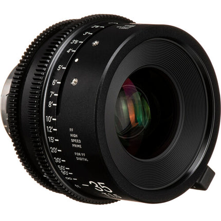 Sigma 35mm T1.5 FF Zoom Cine Prime PL Montura con Tecnología /i y Enfoque en Pies