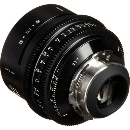 Sigma 24mm T1.5 Objetivo Cine de Alta Velocidad PL Montura y Medidas en Pies