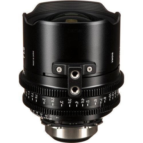 Sigma 20mm T1.5 FF Cine Prime PL Mount apertura T1.5 a T16 diámetro 95mm