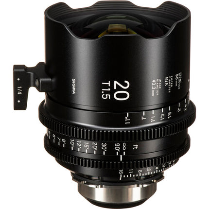 Sigma T1.5 Cine FF Set 5 Lentes PL 20 24 35 50 85mm T1.5 marca
