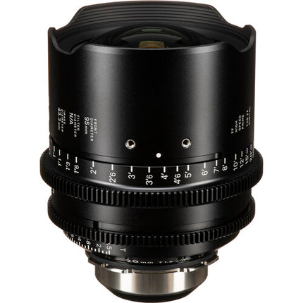Sigma 20mm T1.5 FF Cine Prime PL Mount apertura T1.5 a T16 diámetro 95mm