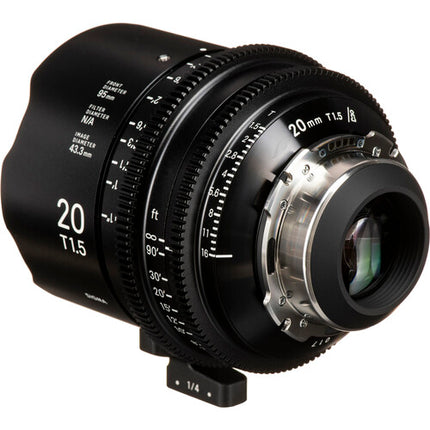 Sigma T1.5 Cine FF Set 5 Lentes PL 20 24 35 50 85mm T1.5 marca