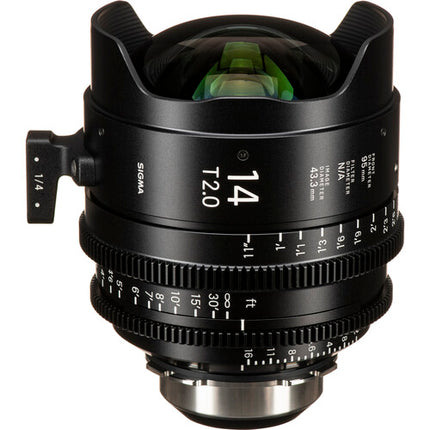 Sigma T2 Set de 2 Lentes Cine FF Alta Velocidad 14mm 135mm Montura PL