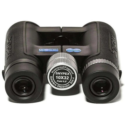 Snypex 10x32 Knight D-ED Prismáticos con Óptica ED y Distancia de Enfoque 1.2 m paquete con funda y correa