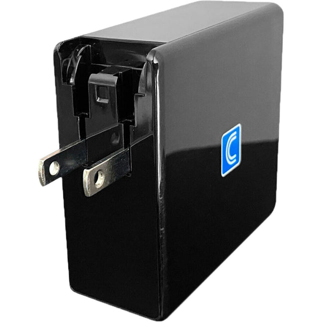 Comprehensive Cargador de Pared 2 Puertos USB Tipo-C PD 3.0 y USB Tipo-A QC 3.0 60W Plegable con Protección