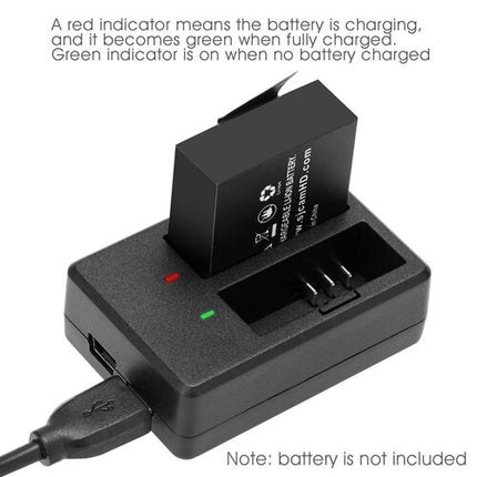 SJCAM Dual-Slot Cargador para Baterías M20 Carga Doble con Micro-USB