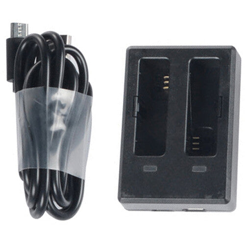 SJCAM Cargador Dual para Baterías SJ8 Entrada Micro-USB