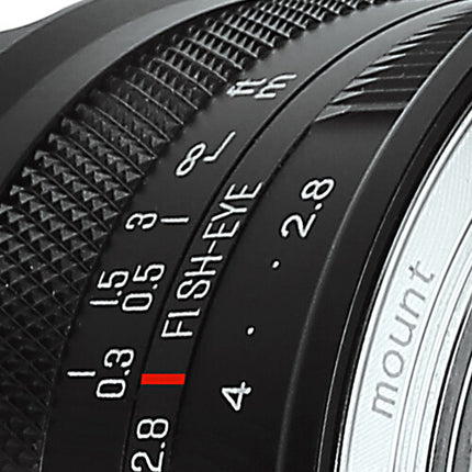 Meike 7.5mm f/2.8 Ojo de Pez para Canon EF-M con Distancia Mínima de 5.9"