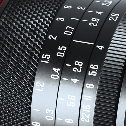 Meike 8mm f/2.8 Lente para Micro Cuatro Tercios con enfoque manual y parasol integrado