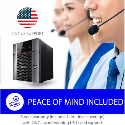 Buffalo TeraStation 3420 NAS servidor 8TB 4 bahías 1.4 GHz 1GB RAM