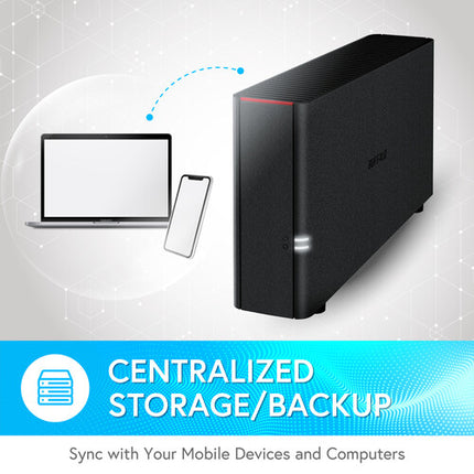 Buffalo LinkStation 210 NAS 1 Bahía 6TB SATA II Gigabit Ethernet