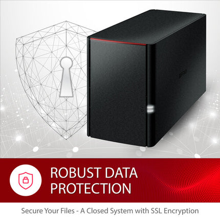 Buffalo LinkStation SoHo Servidor NAS de Escritorio 8TB 2 Bahías 2 x 4TB HDD