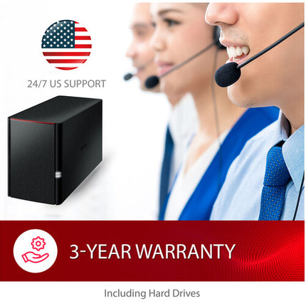 Buffalo LinkStation SoHo Servidor NAS de Escritorio 8TB 2 Bahías 2 x 4TB HDD