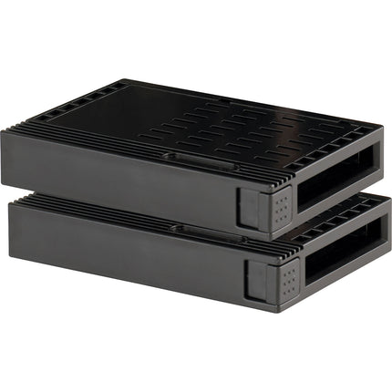 DupliM Adaptador 2.5" para Bahías HDD 3.5" Soporta SATA HDD SSD 2-Pack
