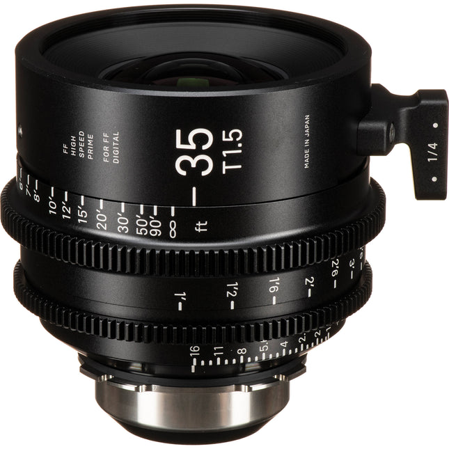 Sigma 35mm T1.5 FF Zoom Cine Prime PL Montura con Tecnología /i y Enfoque en Pies