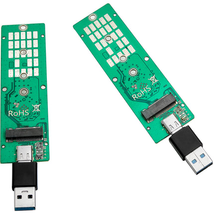 DupliM Adaptador M.2 NVMe para duplicadores USB Soporte 2230-2280 2-Pack