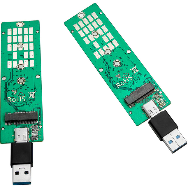 DupliM Adaptador M.2 NVMe para duplicadores USB Soporte 2230-2280 2-Pack
