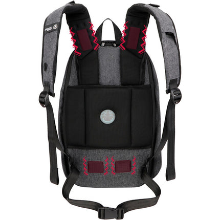 Swissdigital Cosmo 3.0 Mochila de viaje con masaje y carga USB para laptop 15.6"