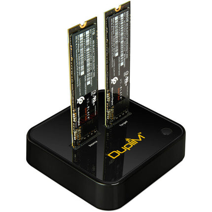 DupliM M.2 NVMe Copiador Dock Duplicador con operación de un botón y conexión USB